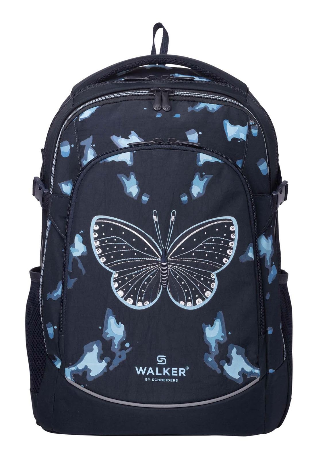 Walker mochila escolar con compartimento para portátil Fame 2.0 Backpack 28L Shadow Dancer azul marino
