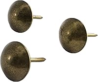 Vista 8 de decotacks® 500 PCS Heavy Duty Antique Brass Finish Upholstery Tacks, Sofa Nails, French Natural Thumb Tack,Push Pin, 7/16" Head Dia