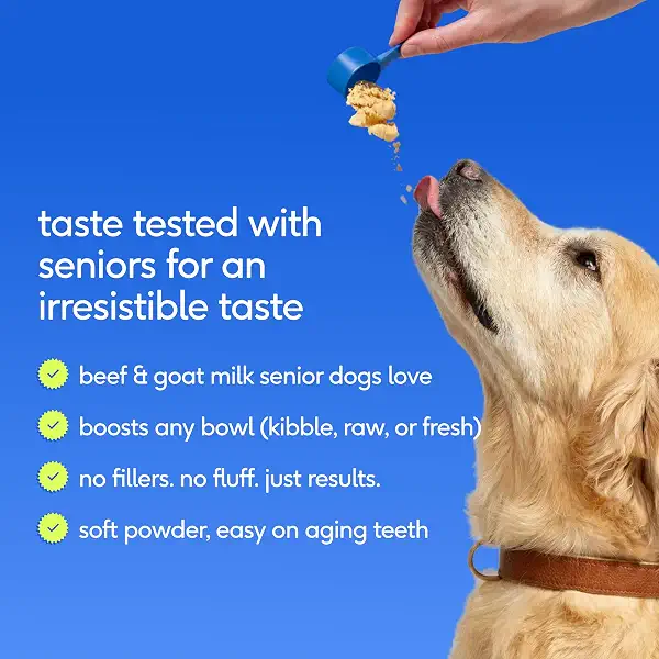 Native Pet Senior Daily Dog Vitamins & Supplements – 12-in-1 Dog Multivitamin Powder for Senior Dogs – Supports Mobility, Cognition, Digestion, Immune Health & More – 60 Scoops 9