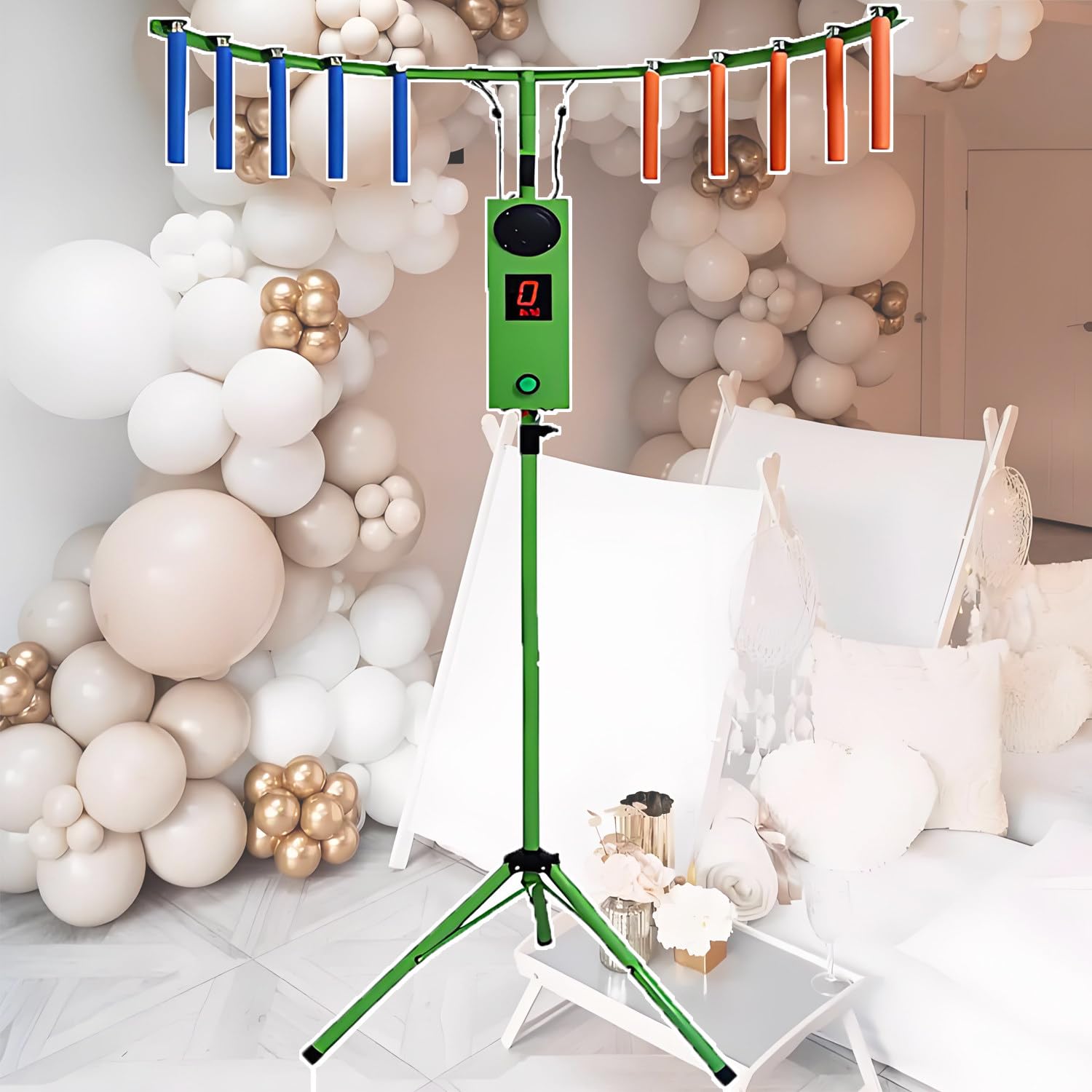 QuinteZhenTially Catch Stick Arcade Game Machine Reflex Sticks Game,Catching Stick Game,Hand Eye Coordination Training,Adjustable Speed,for Corporate Events,Birthday Parties,Family Gatherings Green