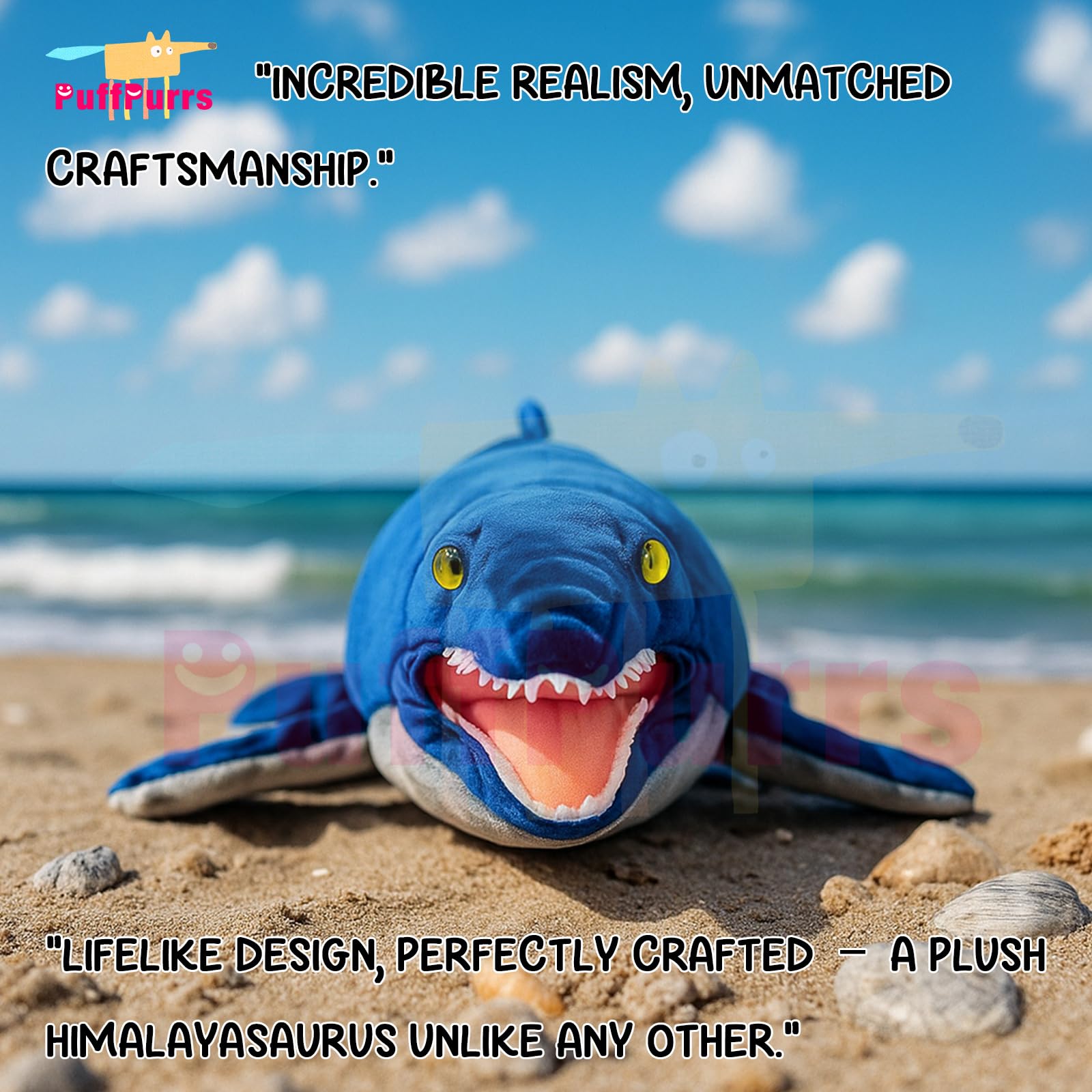 PuffPurrs Lifelike Himalayasaurus, Realistic Conical, Serrated Teethconical - Image 4