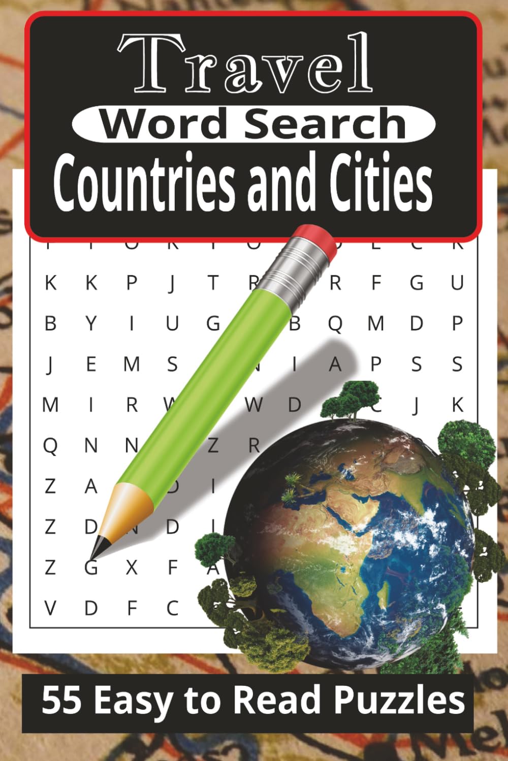 Travel Word Search: Countries and Cities