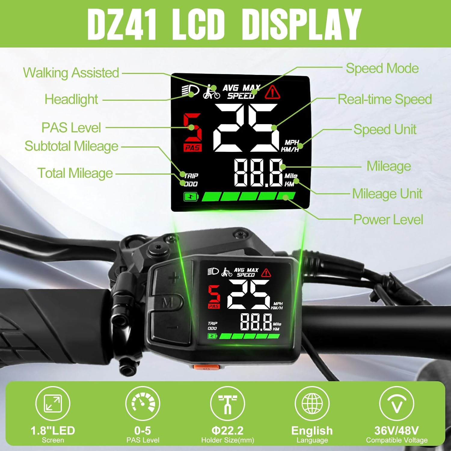 Vastrom VSM01 750W 48V Mid Drive Torque Motor Ebike Conversion Kit for BB68-73mm IPX5 Waterproof Torque Sensor