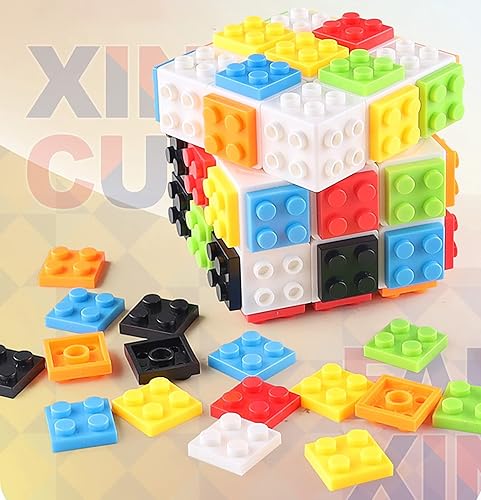 Miniatura 3 de Speed Cube - Cubo de velocidad mágico de 3 x 3 x 3 pulgadas, color negro, resistente y suave, cubo de velocidad 3 x 3