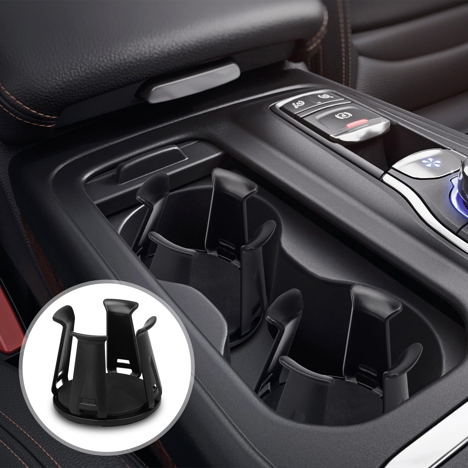 Lot De 2 Porte Gobelet Voiture Adhésif Universel - Support Canette Et Tasse Pour Voiture, Bateau Et Bureau