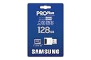 SAMSUNG PRO Plus microSD Memory Card + Reader, 128GB MicroSDXC, Up to 180 MB/s, Full HD & 4K UHD, UHS-I, C10, U3, V30, A2 for Android Phones, Tablets, GoPRO, DJI Drone, MB-MD128SB/AM, 2023 gallery image