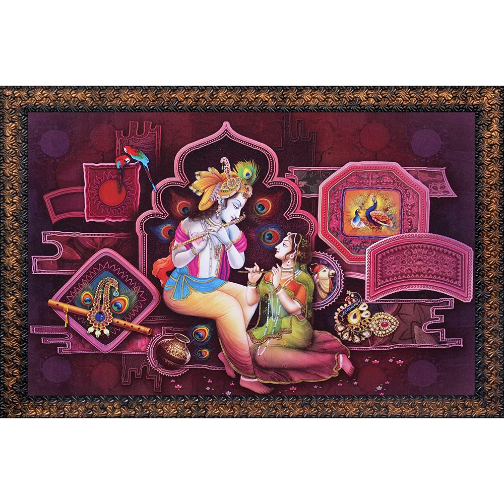 Hardik Art N Frames Wood Abstract Wall Painting, Solid, Standard