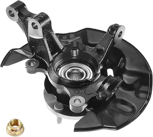 Miniatura 9 de Par de cojinetes de rueda delantera izquierda y derecha Buje de dirección nudillo Asamblea para Toyota Corolla L4 1.8L Sedan 698-389 2005 2006 2007