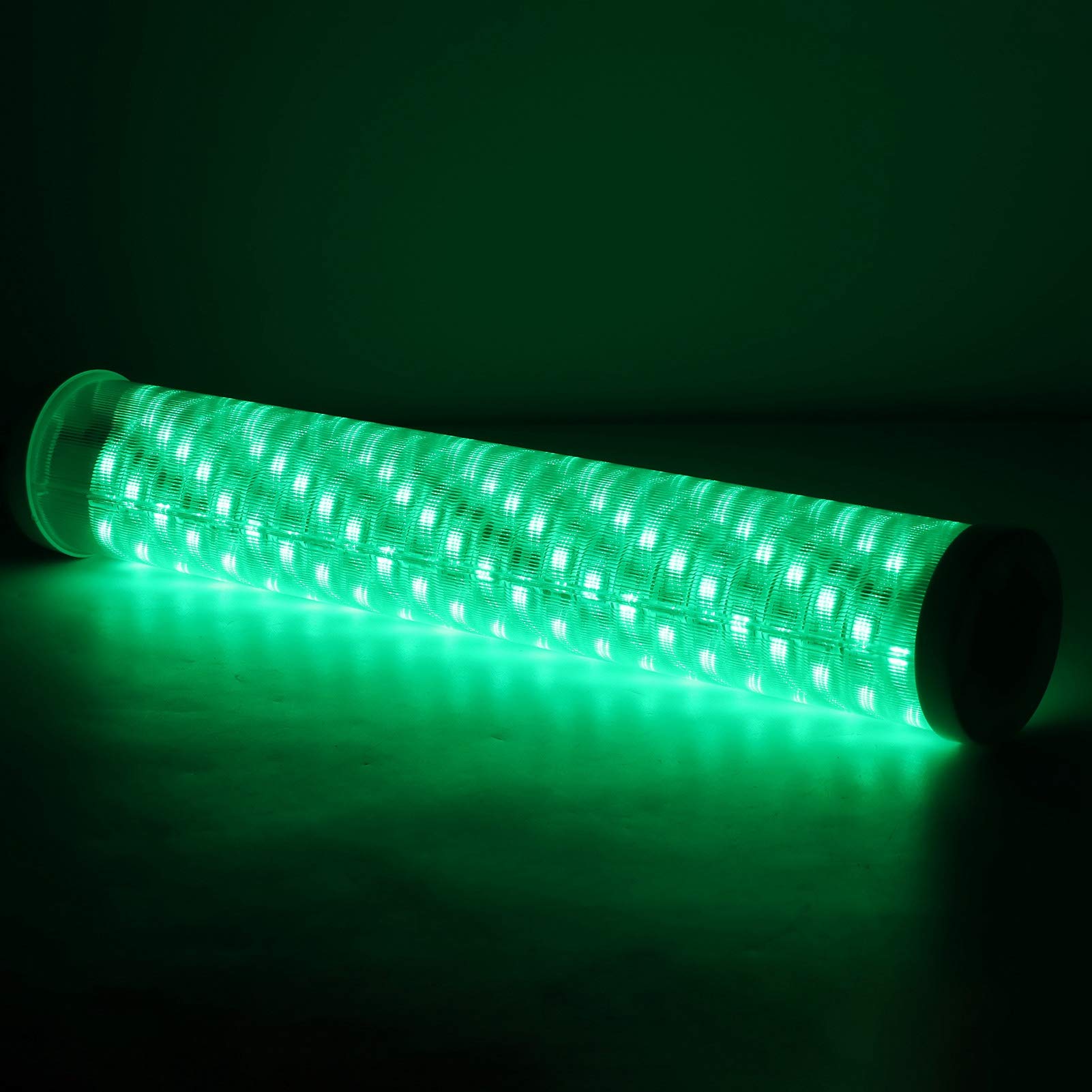 Cryfokt Lámpara de Pesca Nocturna Verde con Luz LED para Atraer Peces de 30 W, Luz Sumergible para Pesca Submarina para Barcos, Grado de Protección IP68, 150 Bombillas LED