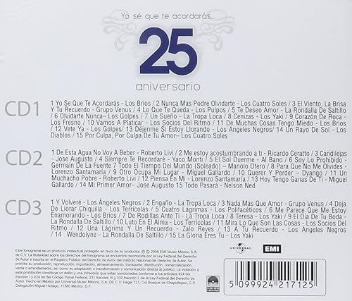 Miniatura 2 de Yo Se Que Te Acordaras 25 Aniversario Various