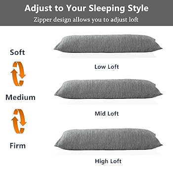 Amazon.com: 1 MIDDLE ONE Body Pillow, Cooling Memory Foam