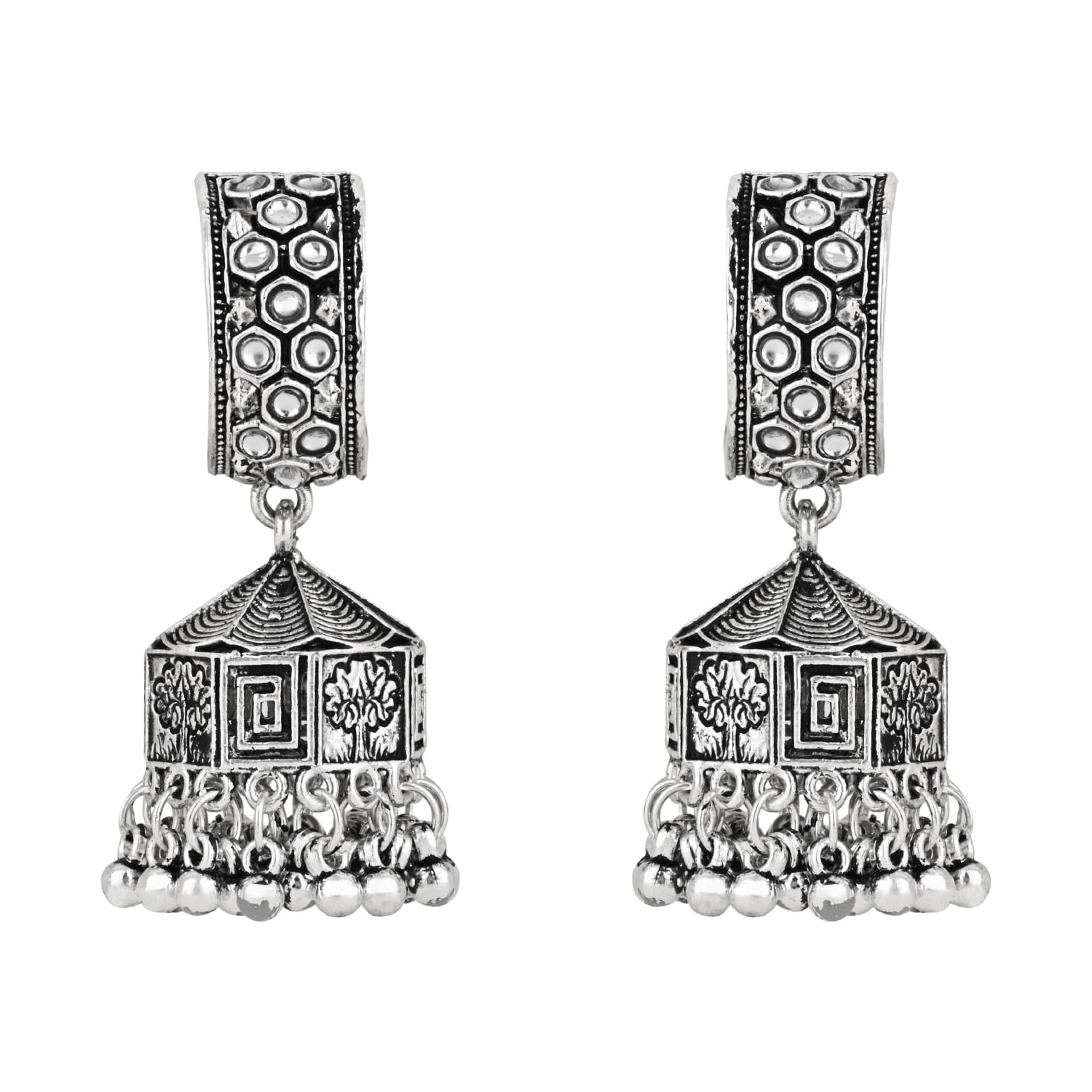 See full amazon price history chart for I Jewels Navratri Ethnic Silver Oxidised Afghani Style Trending Earrings For Women (Style 2) I Jewels Navratri Ethnic Silver Oxidised Afghani Style Trending Earrings For Women (Style 2) (B0D96G4RN9) Amazon Price History, Amazon Price Tracker