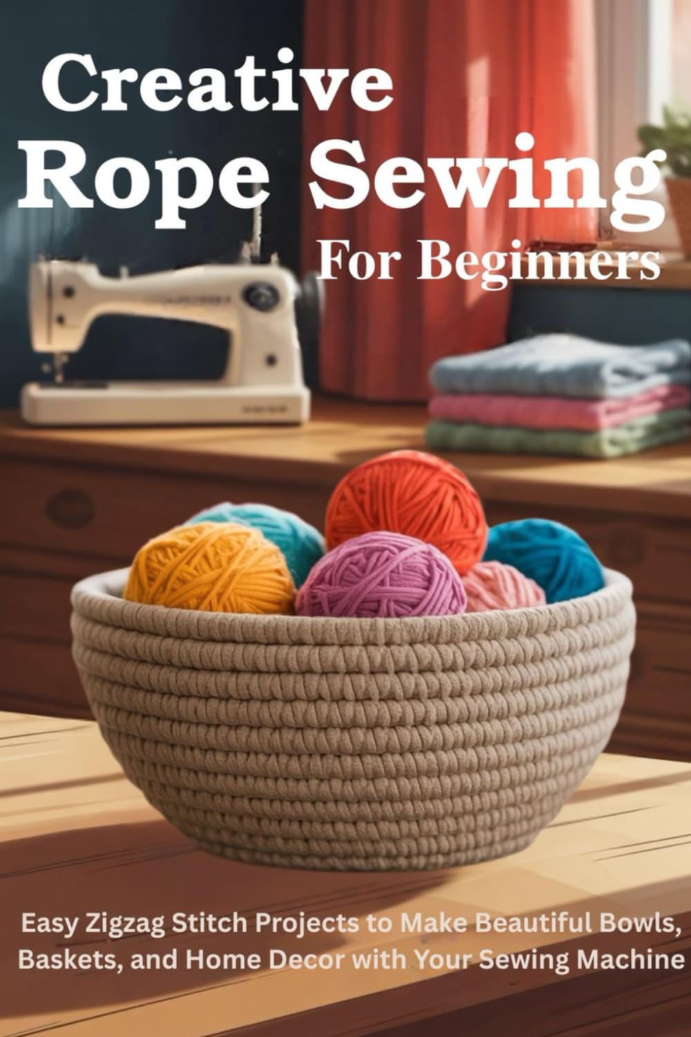 Creative Rope Sewing for Beginners: Easy Zigzag Stitch Projects to Make Beautiful Bowls, Baskets, and Home Decor with Your Sewing Machine