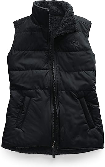 north face reversible vest