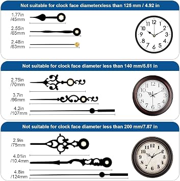 EEEKit Clock Movements with Hourly Music Game Quartz Movement for Wall Clock Clock Movement with Melody with 3 Hand Sets for Self-Installation for Watch Repair
