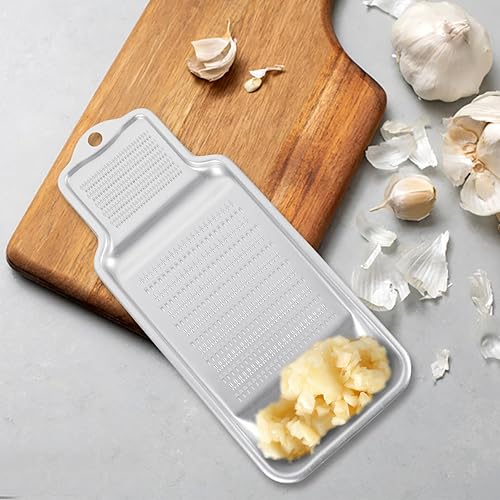 Miniatura 8 de MAGICLULU Rallador de ajo y jengibre, rallador de alimentos de acero inoxidable, rallador de queso de acero inoxidable, rallador de chocolate,