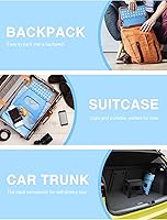 Vista 159 de Dyforce Taburete plegable de 13 pulgadas, taburetes resistentes para adultos y niños, taburetes de pie compactos, taburete plegable ligero