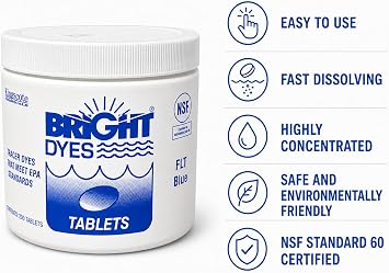 FLT Blue Tracer Dye Tablets - 200 Count