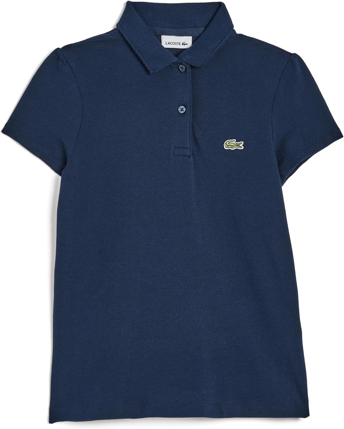 Lacoste Girls' Scallop Collar Polo (Big Kid)