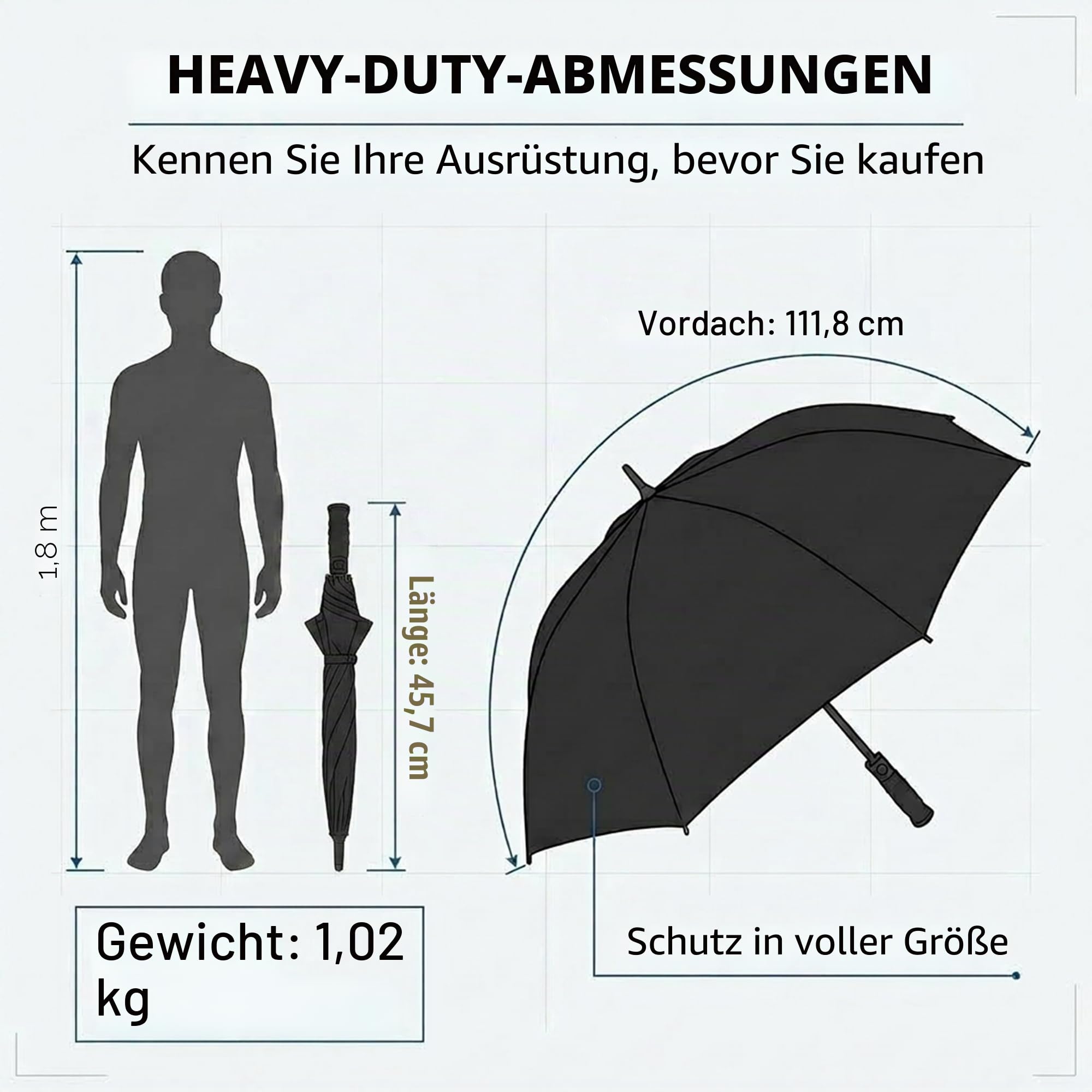 Uzi Tactical Self Defense Umbrella – Windproof Unbreakable Fiberglass Carbide Tip – Lightweight Large Portable Travel Umbrella