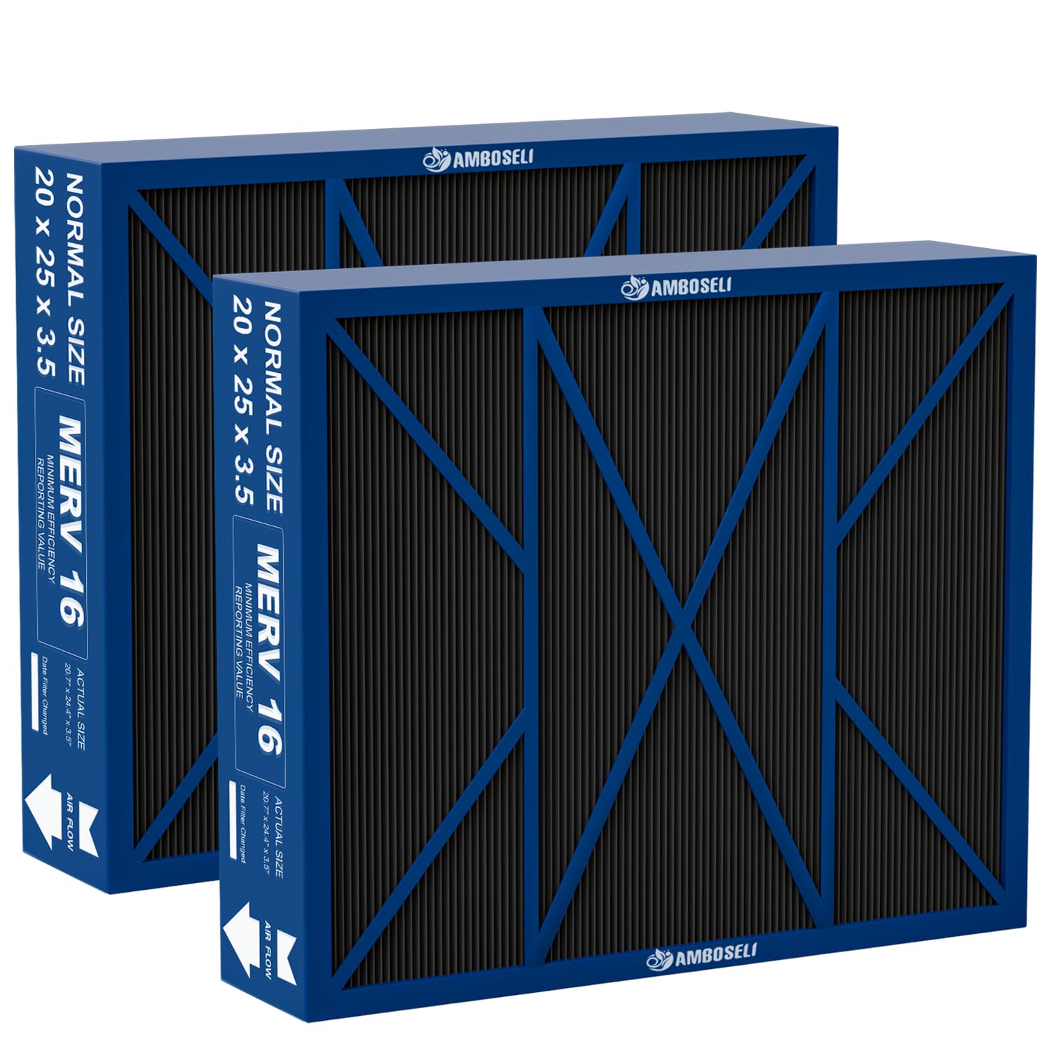 16x26x5 MERV16 Replacement Filter Compatible with PureAir PCO3-16-16 Air Purifier, Activated carbon deep filtration （actual size:16.3" x 25.5" x 4.3"）