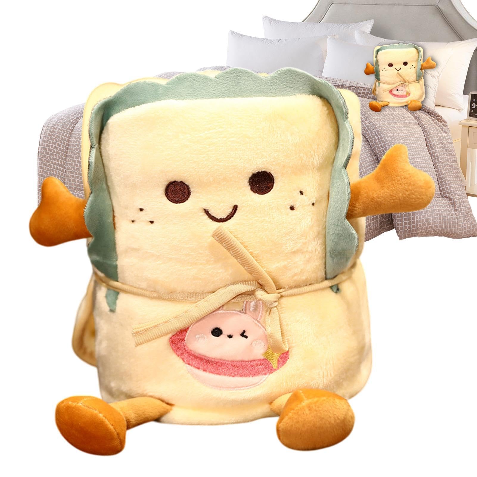 Couverture de coussin 2 en 1 contre le froid en voyage pour enfant