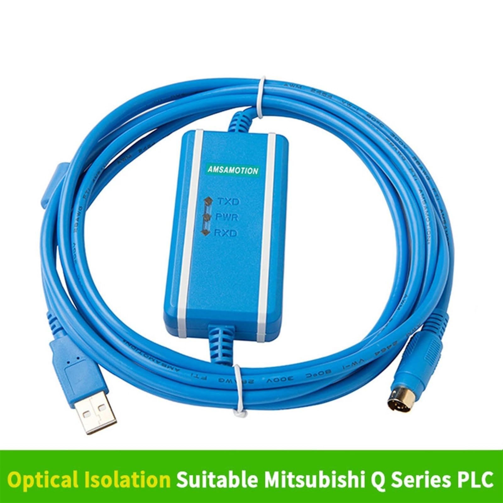 USB-QC30R2+ adatto per cavo di programmazione serie Q Download dati cavo di comunicazione tipo di isolamento ottico (tipo di isolamento)