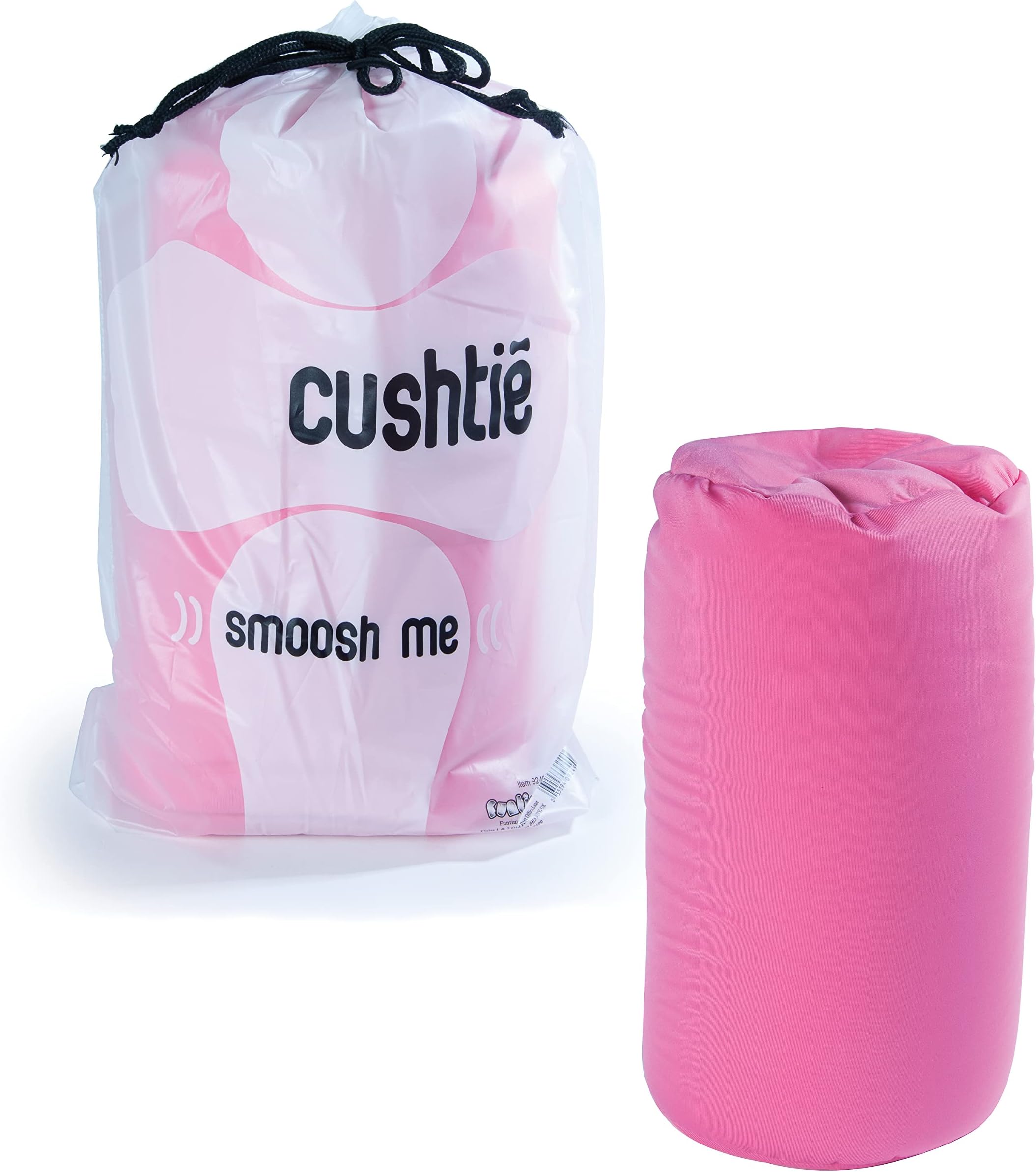Funtime GiftsOriginal Cushtie Pink polystyrene Microbead filled