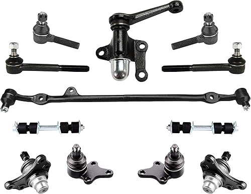 PartsW - Rótulas superiores e inferiores de 12 piezas, extremos de barra de acoplamiento, eslabones de barra estabilizadora, eslabones centrales con