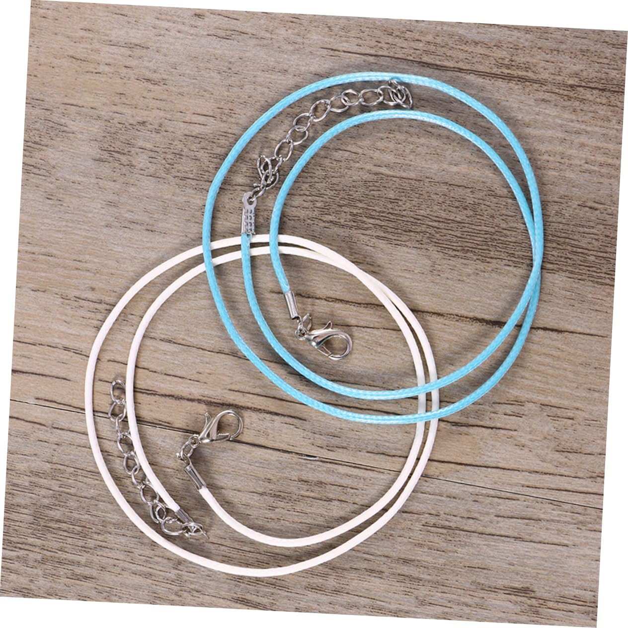 SHINEOFI 3 Set di Cordini per Collane Cordino Cerato Sfuso con Chiusura Filo per Perline da 2 Mm per Gioielli Braccialetti Artigianali E Cavigliere