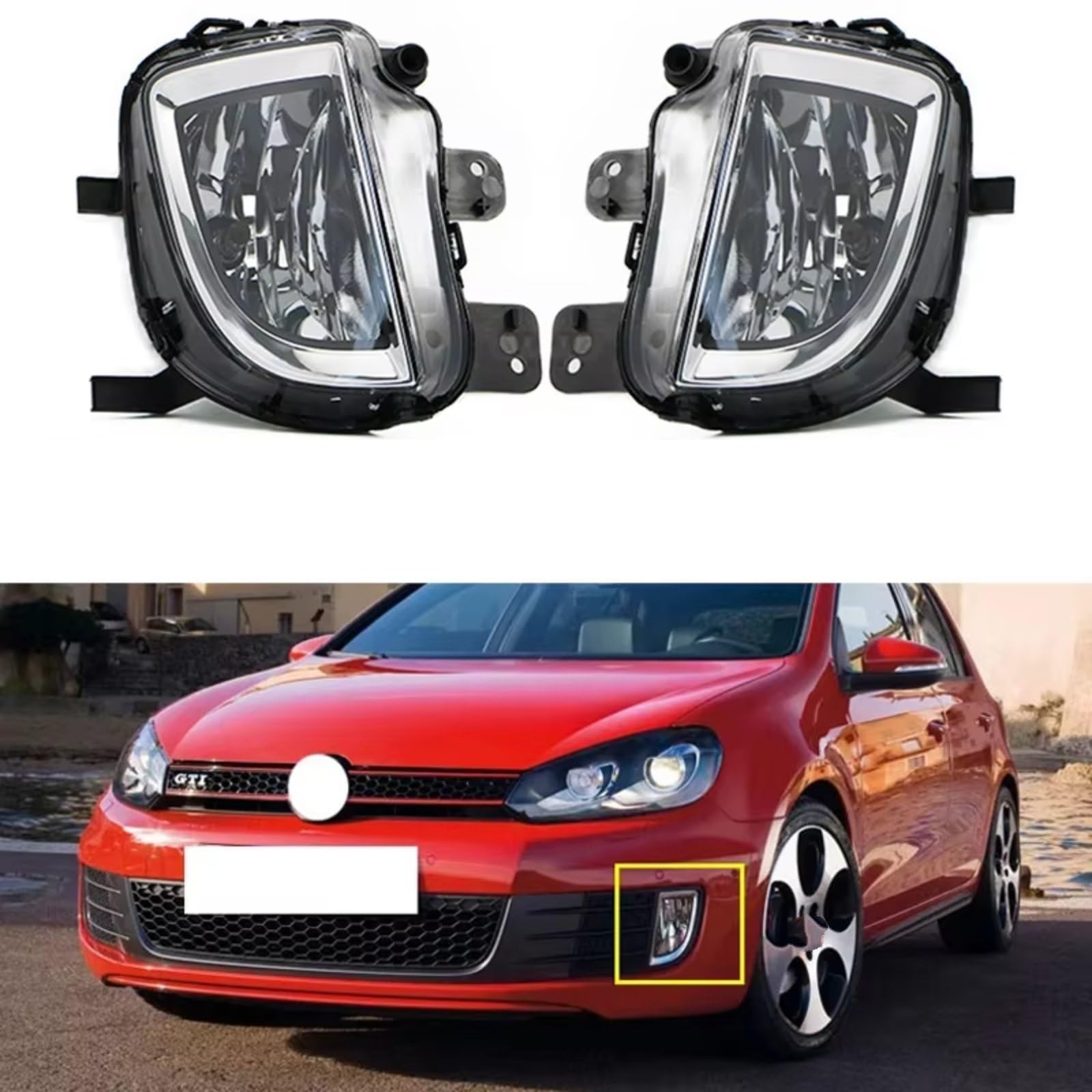 Fendinebbia Per Per Golf 6 A6 MK6 Per Cabriolet Per GTI Per GTD