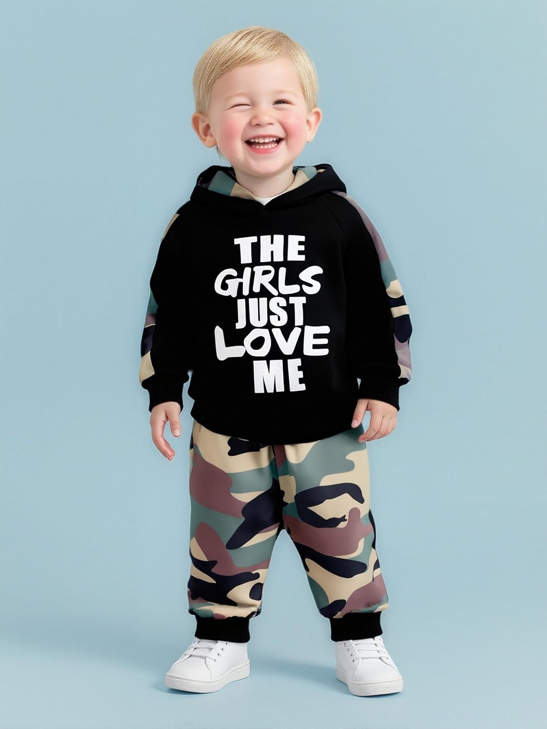 Toddler Baby Boy Outfits Long Sleeve Sweatshirts & Jeans 2Pcs Fall Clothes Set 2 3 4 5T 12 18 24Months - Image 3