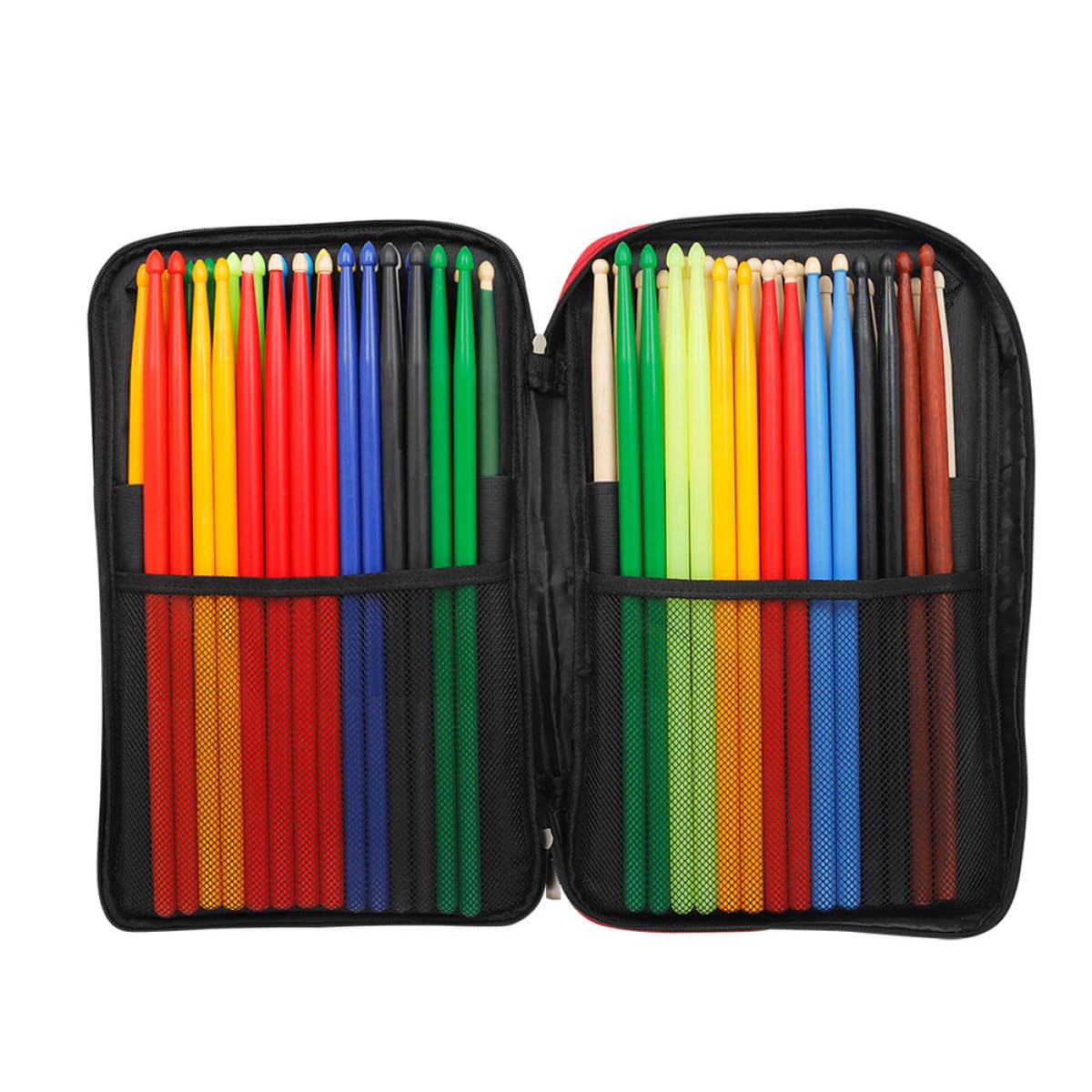 GALPADA Bolsa Organizadora de Mazos para Percusión Compacta y Ligera Soporte Ergonómico y Correas Ajustables Adecuado para Transporte Fácil en Conciertos y Prácticas