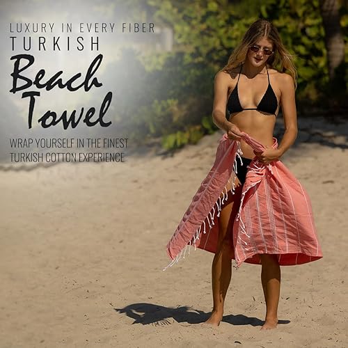 Miniatura 3 de Toalla de bañoplaya (100% algodón,40x70 in), diseño turco