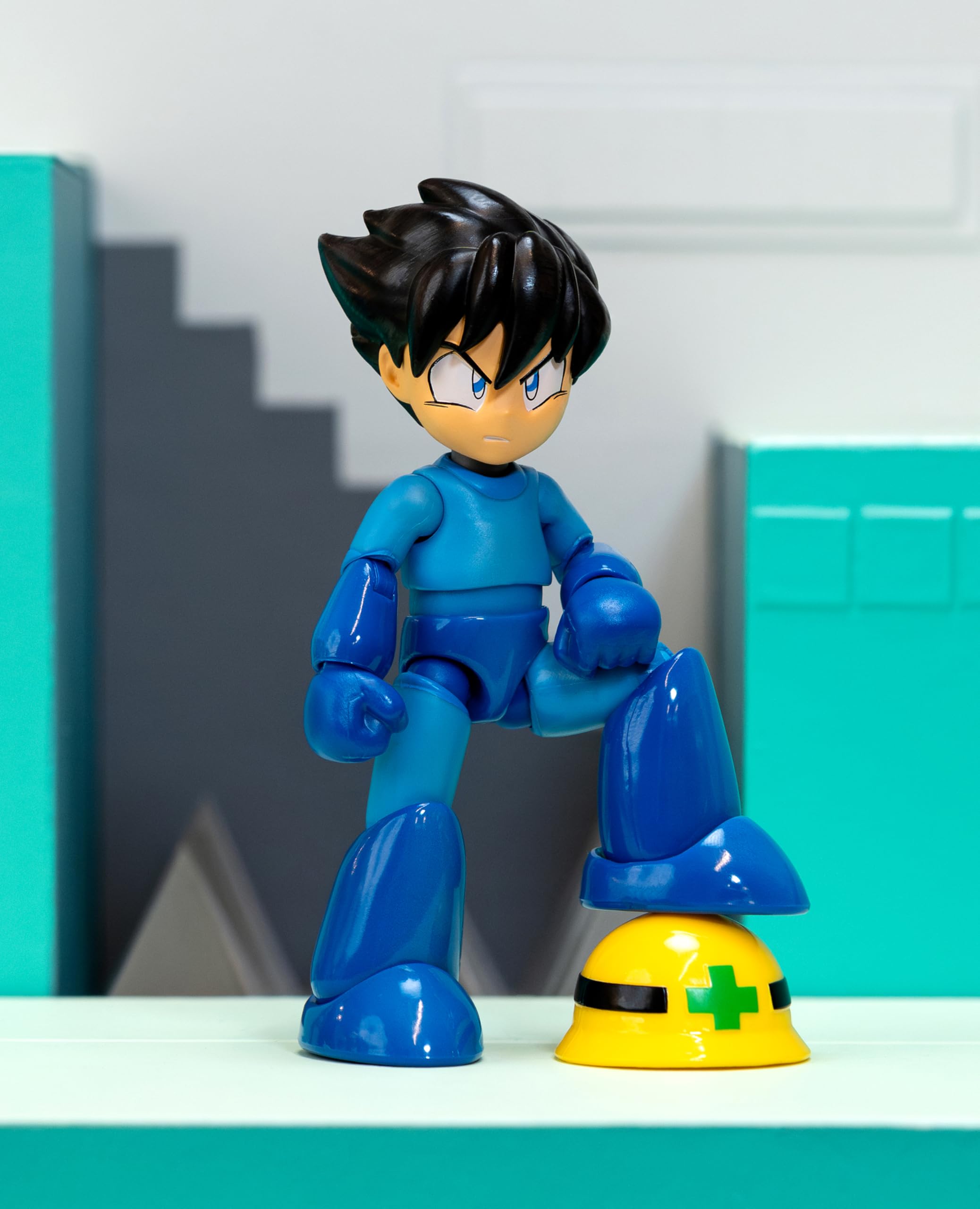 Amazon | 【グッズ】1/12スケール ロックマン アクションフィギュア