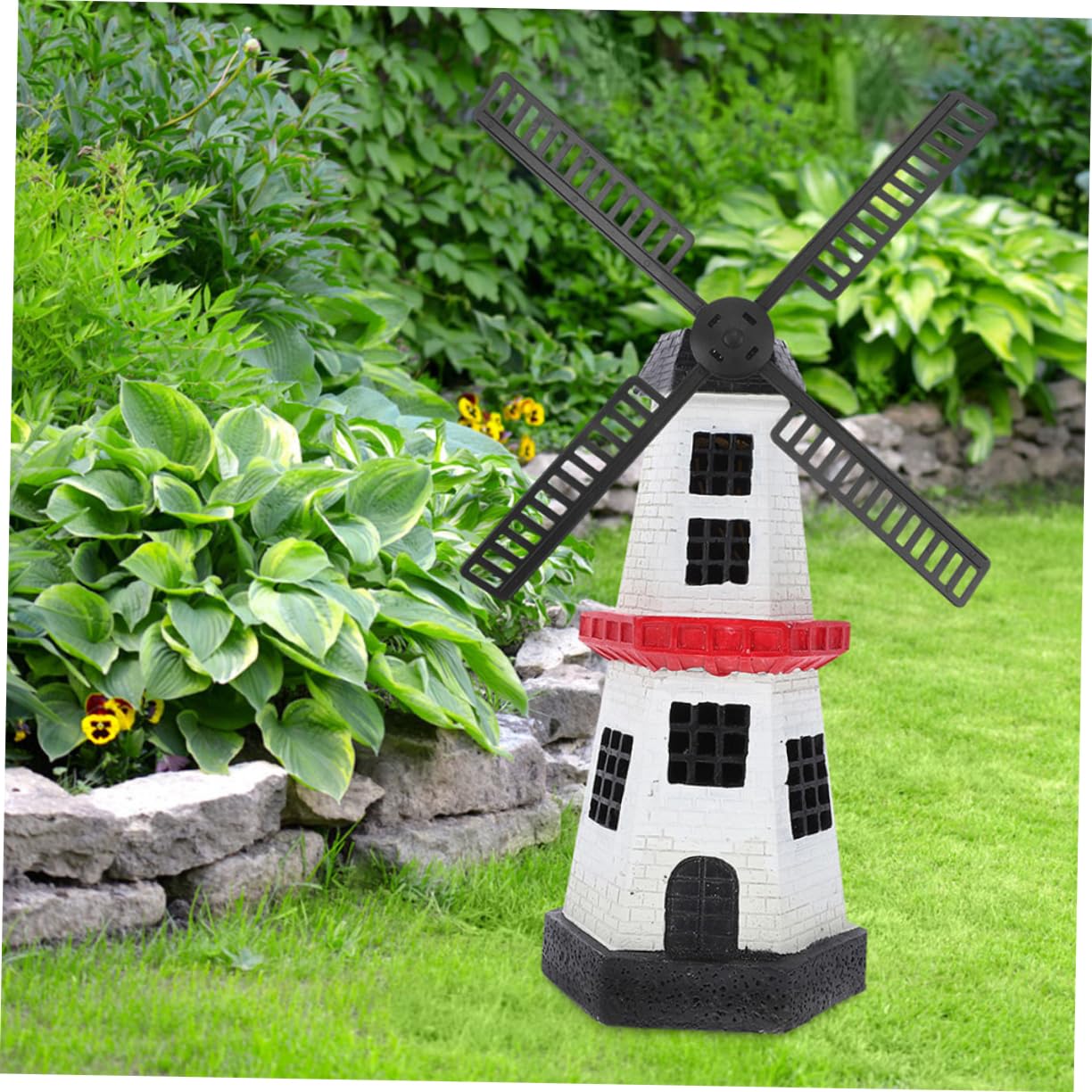 BESPORTBLE Molino De Viento Faro Aspas De Ventilador Decoraciones De Jardín De Molino De Viento para Exteriores Aspas De Aspas De Molino De Jardín 10 Piezas*4