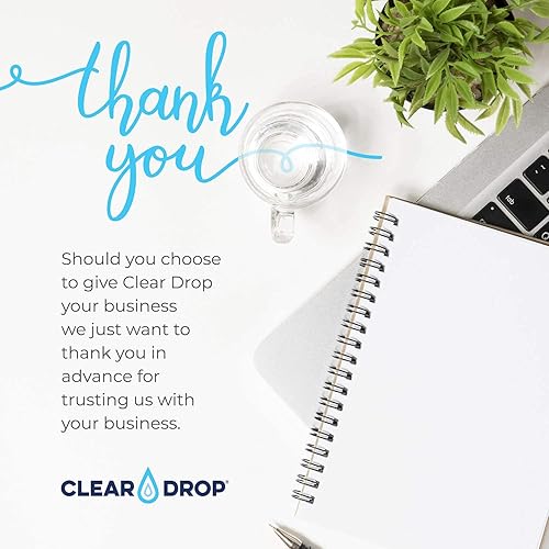 Miniatura 6 de Reemplazo del filtro de agua Clear DROP MWF Compatible con GE MWF, MWFAP, MWFP, MWFINT, GWF, GWFA, HWF, HWFA, HDX FMG-1, Smart Water, WFC1201