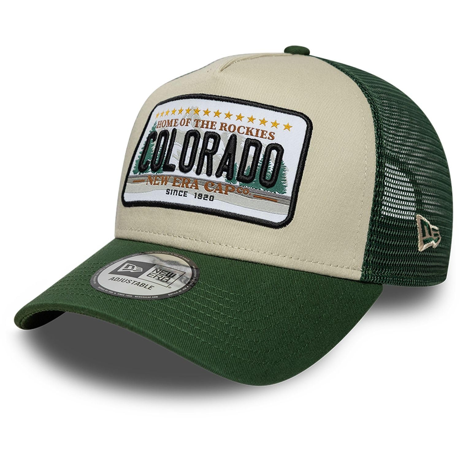 New Era Dorośli 9Forty Colorado Trucker Tablica Rejestracyjna Czapka Z Daszkiem