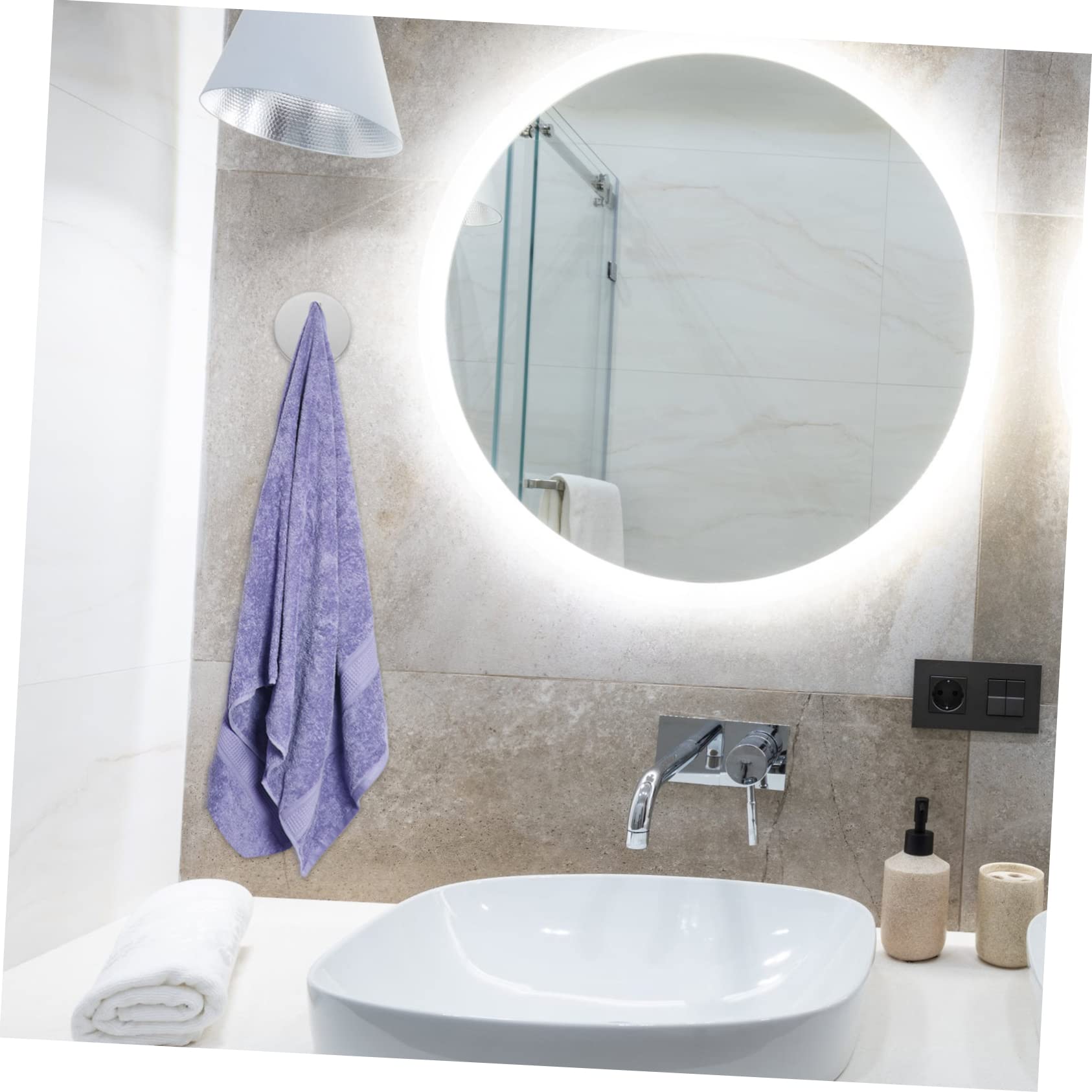 DOITOOL 12pezzi Ganci Adesivi Acciaio Inossidabile Da Impermeabili e Resistenti Per Appendere Asciugamani e Accesorii Cucina e Bagno