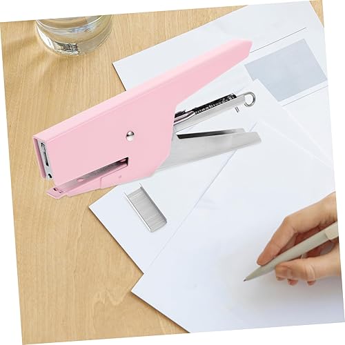 Miniatura 9 de Grapadora de mano para el hogar, grapadora portátil de mano, grapadora de mano de metal, grapadora estacionaria de oficina para escritorio,
