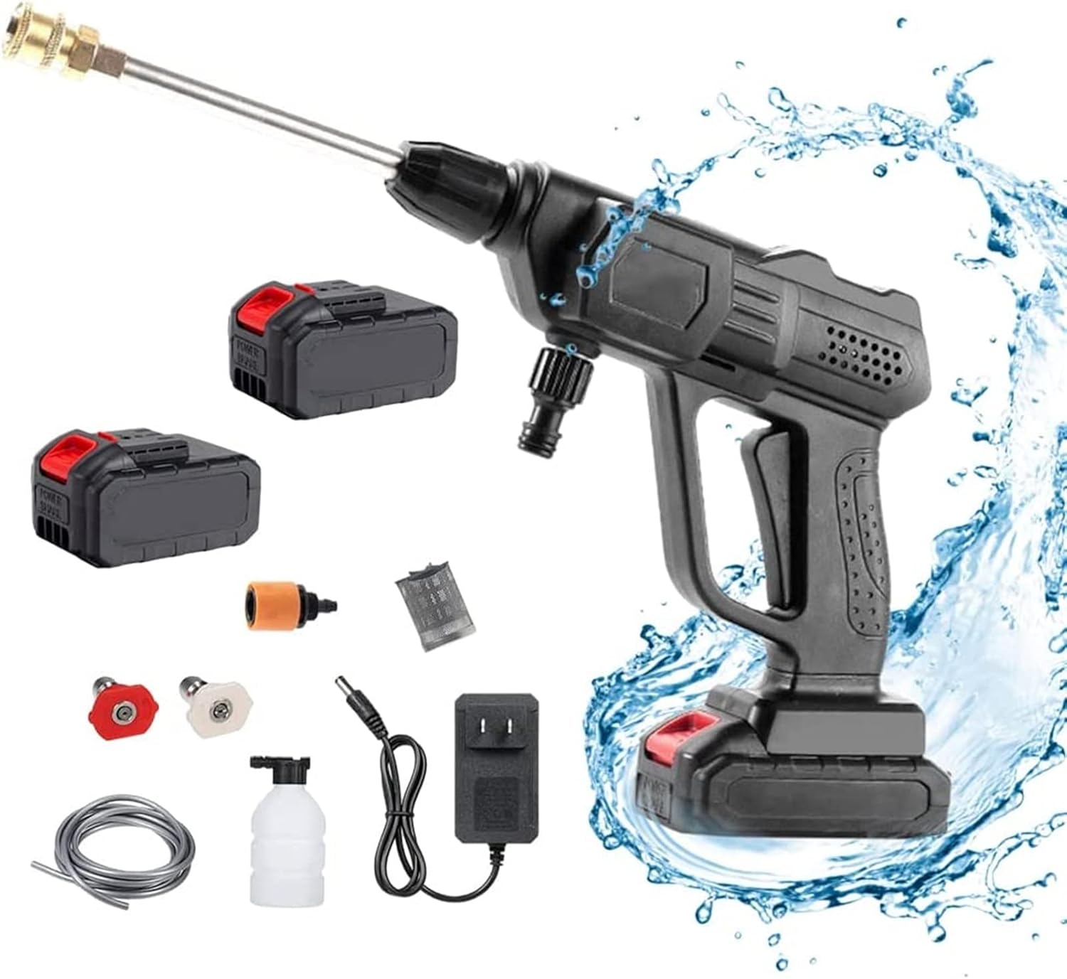 Cordless Portable High Pressure Spray Water Gun Cordless Portable High