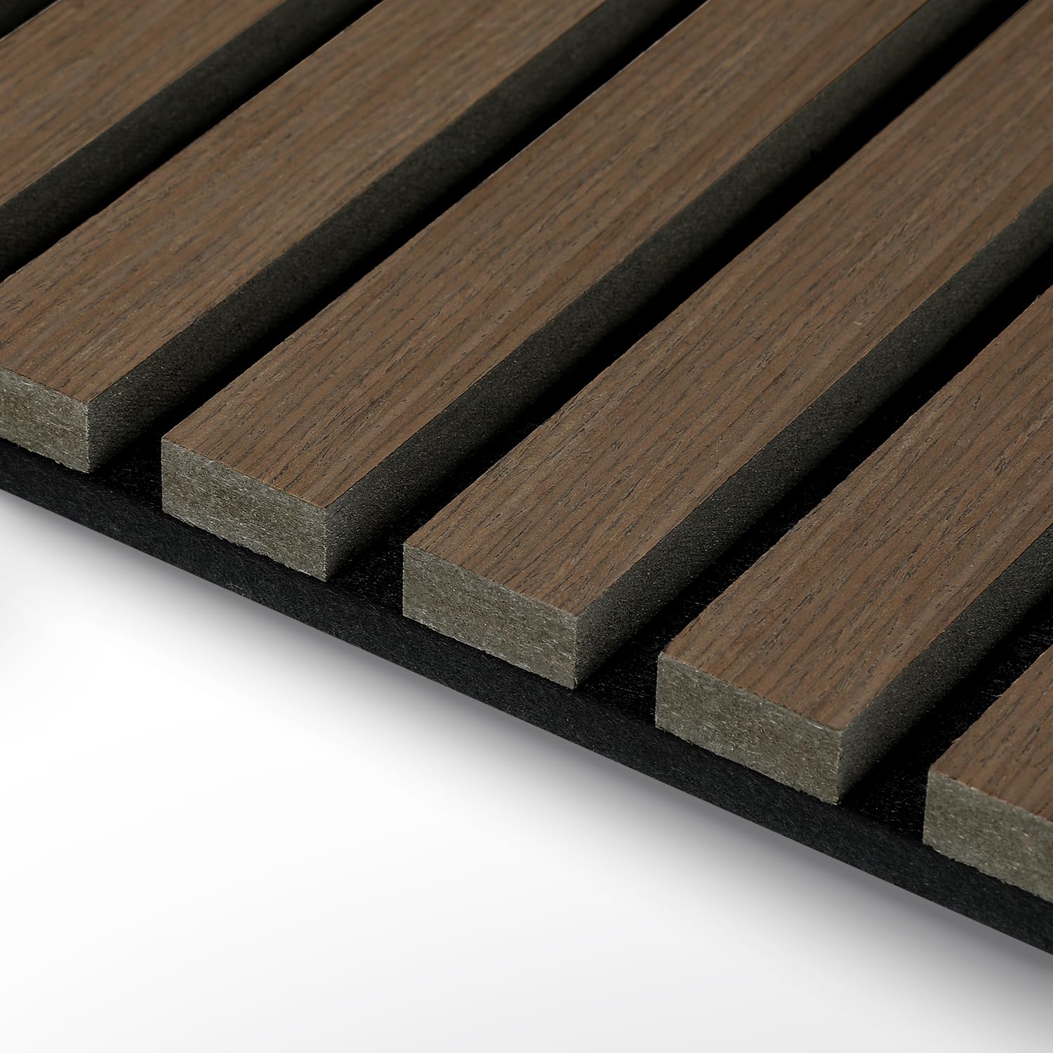 Panele akustyczne drewniane 1,44㎡ - zestaw 2 sztuki 120x60cm Naturalne panele ścienne orzechowe 3D, drewniana ściana żaluzjowa dla sypialni, studia i korytarza