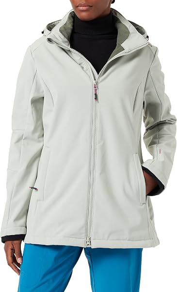 CMP Damen Comfort Fit Long Softshelljacke mit climaprotect WP 7.000 - 3