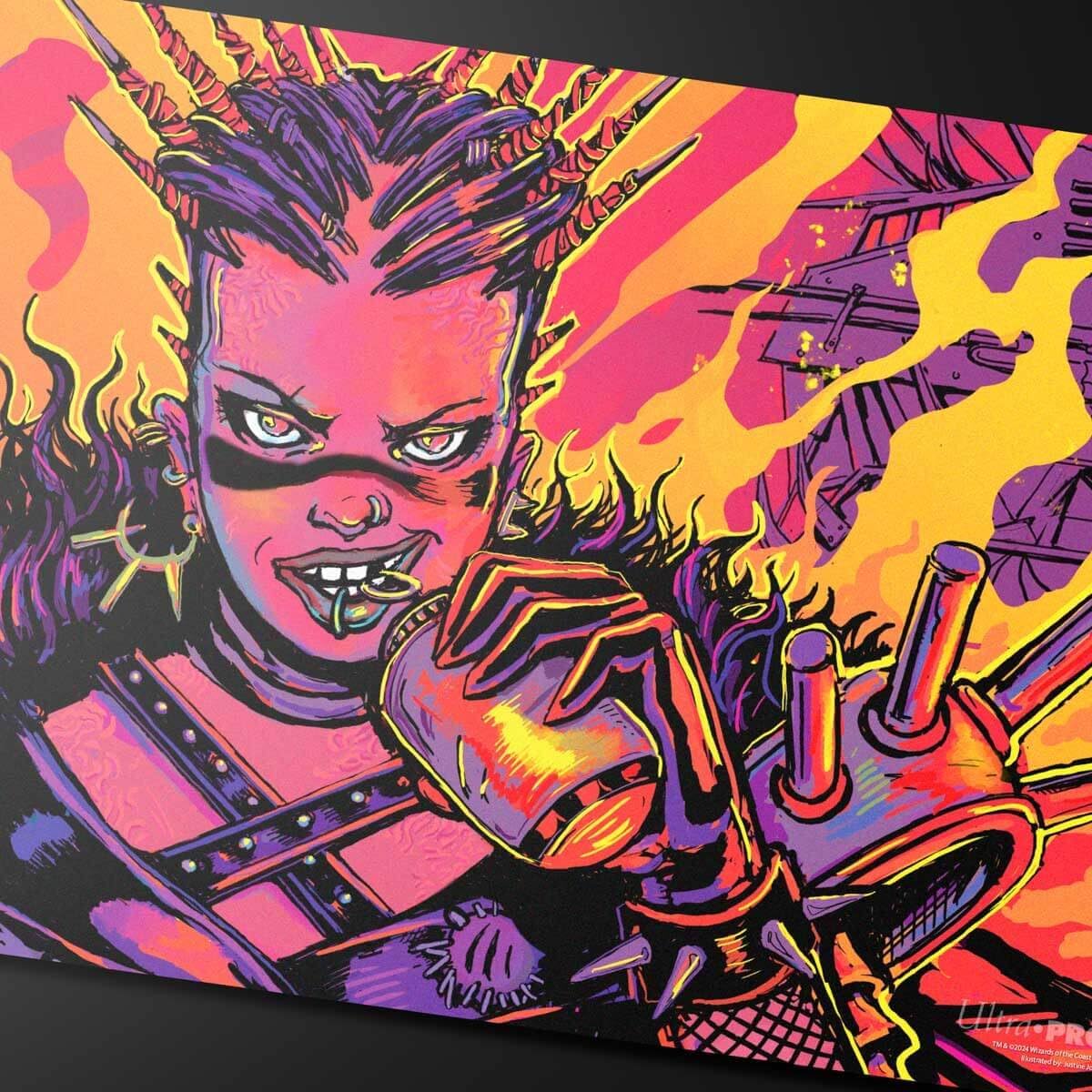 Ultra PRO - Aetherdrift Far Fortune, End Boss Playmat for Magic: The Gathering, Use as Mousepad, Desk Mat, Protects MTG Cards During Gameplay, TCG Trading Card Games