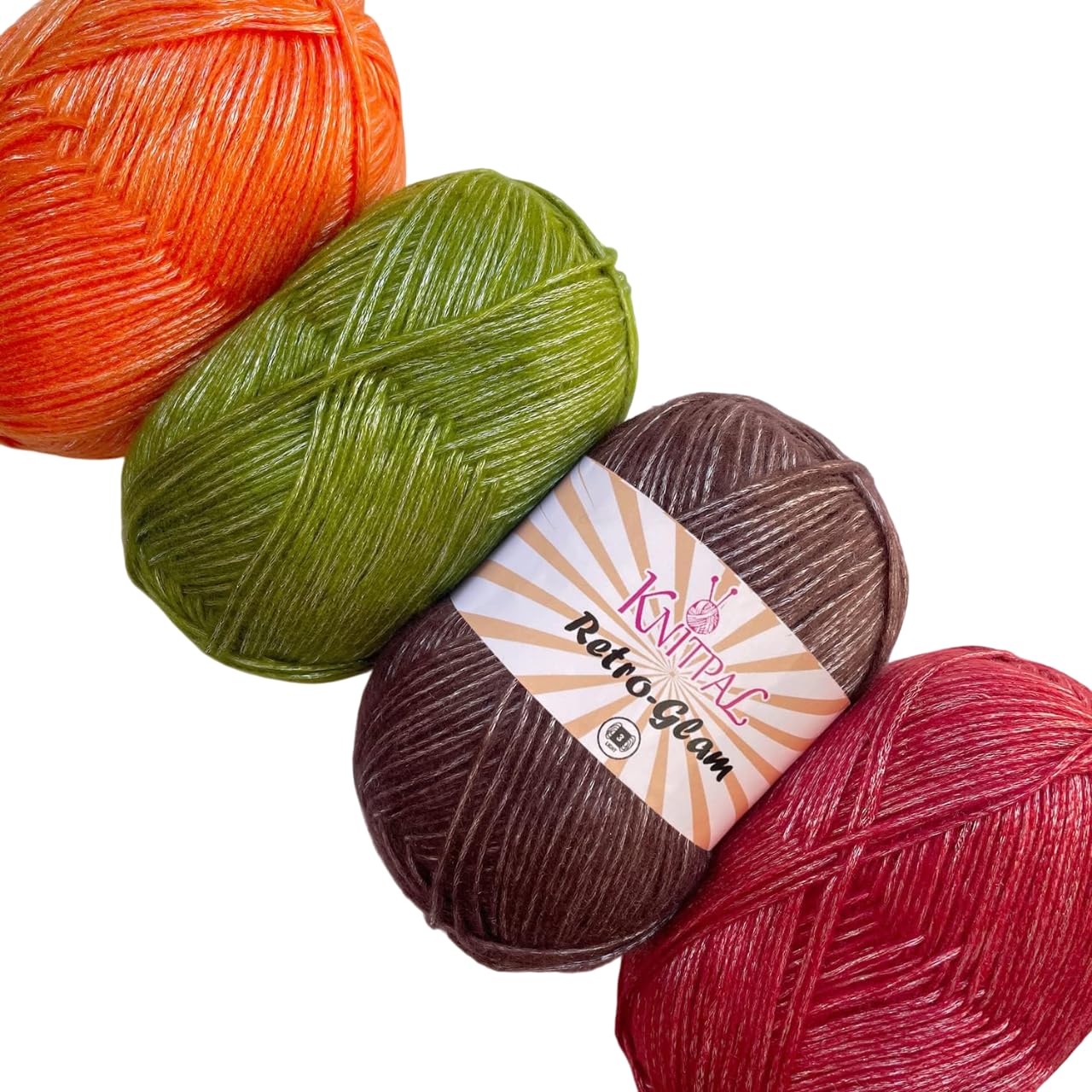 Fil métallique tricot acrylique Retro-Glam : tissez des souvenirs brillants en famille