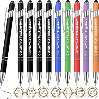 Custom pens bulk,Personalized Text/Logo,With stylus tips