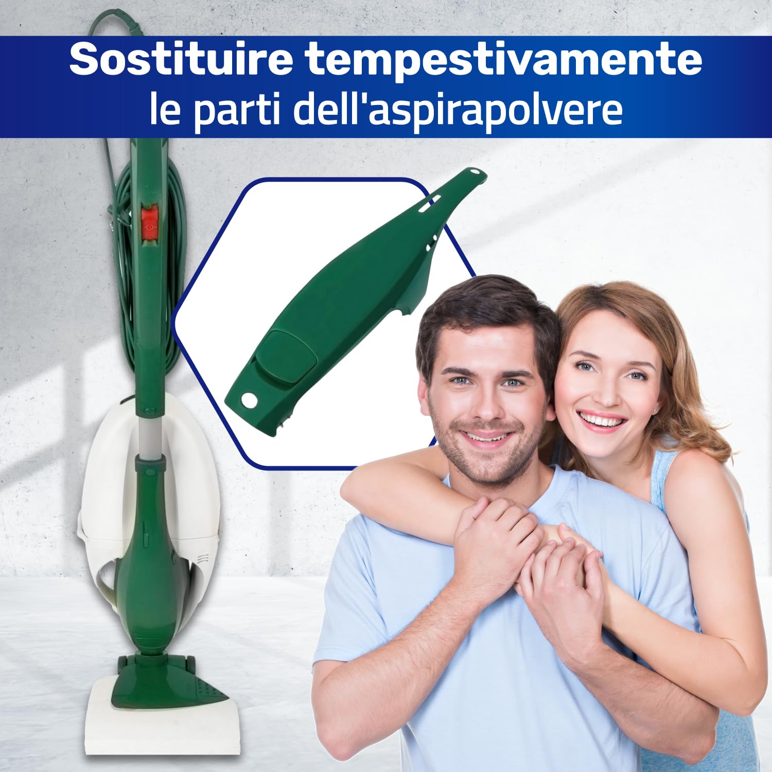Motore Aspirapolvere MONTERAL 600W 230V – Ricambio Per Vorwerk Folletto VK130 E VK131, Garanzia 10 Anni