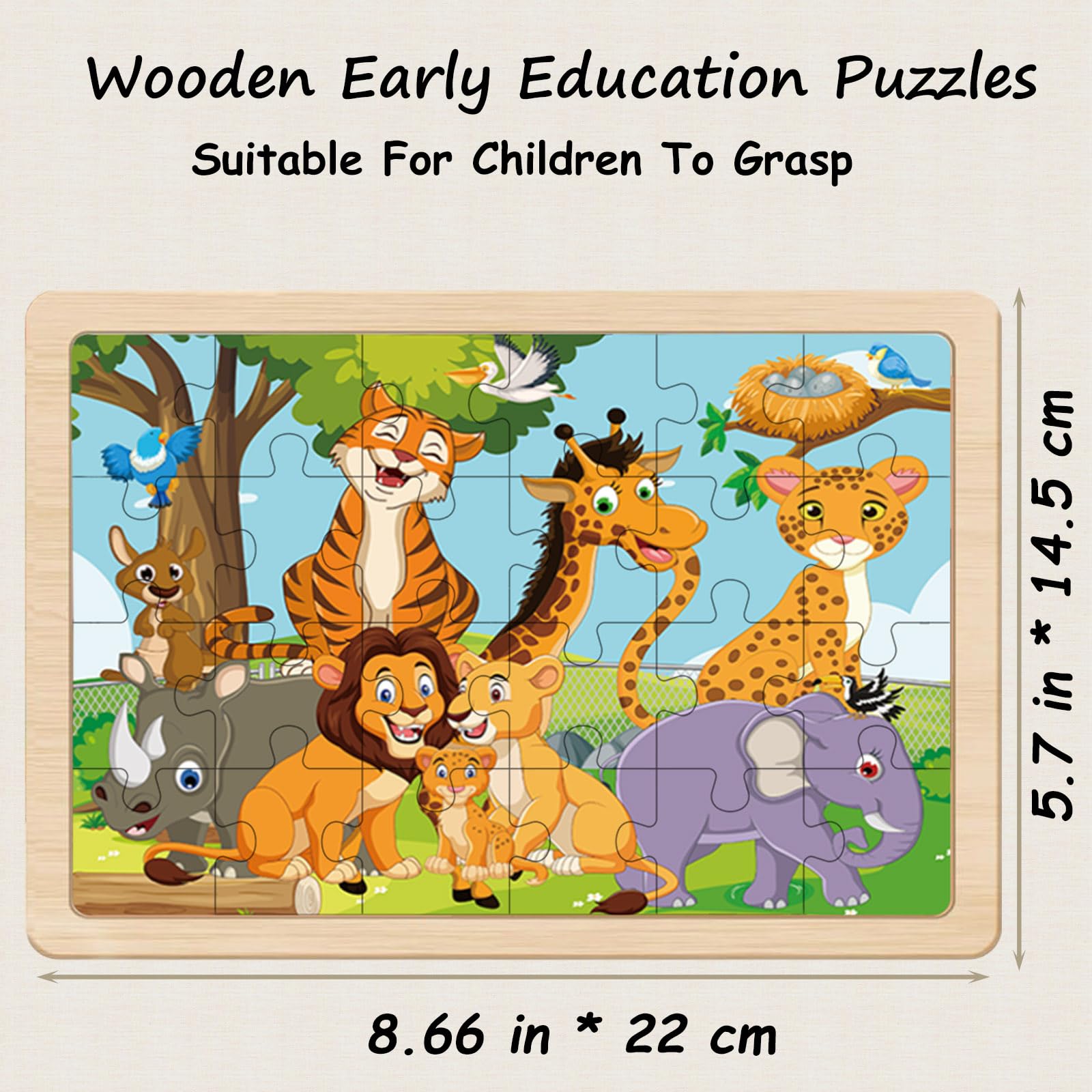 Amazon.com: Puzzles for Kids Ages 4-6, 4 Packs 24 Piece