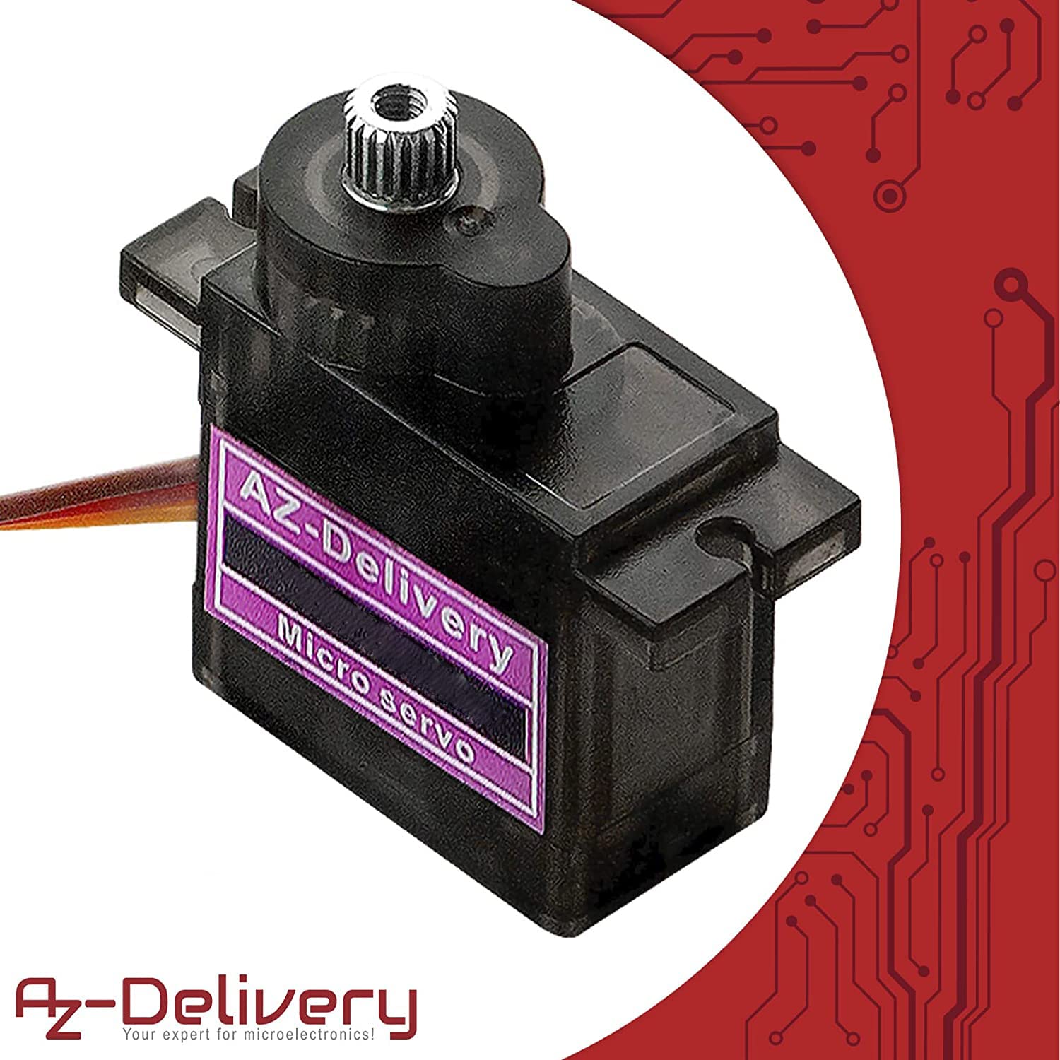 Lot De 5 Micro Servos MG90S – Engrenages Métal, Haute Vitesse, 4,8-6V – Pour Hélicoptère RC, Robot, Voiture, Bateau – Compatible Arduino – E-book Inclus