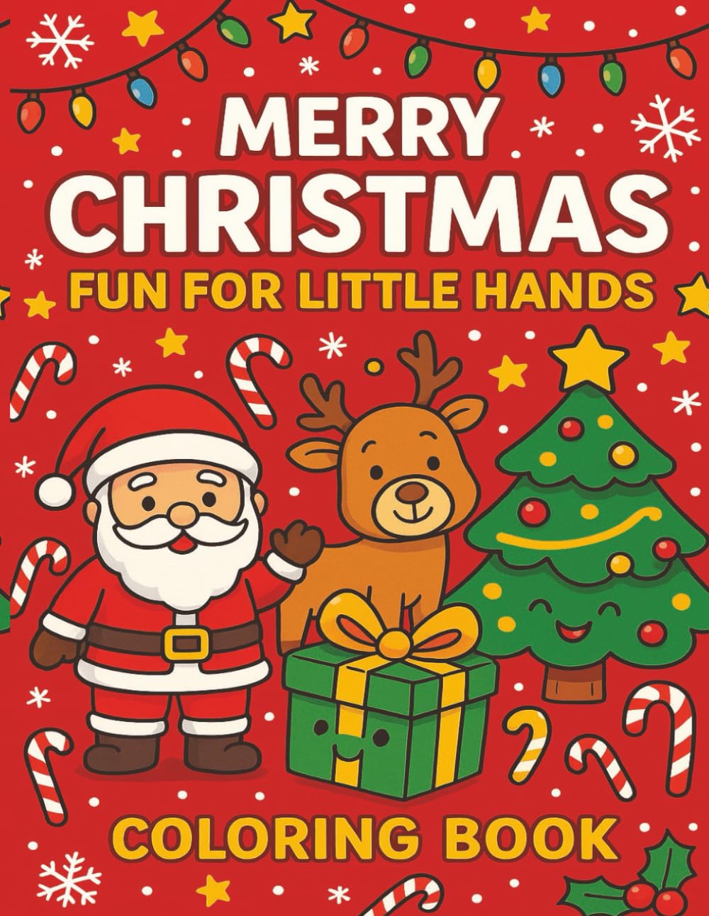Merry Christmas Fun For Little Hands Coloring Book